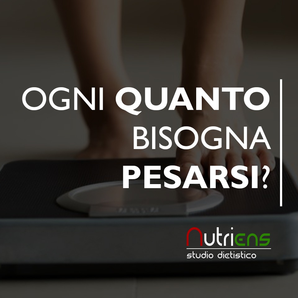 OGNI QUANTO BISOGNA PESARSI?
